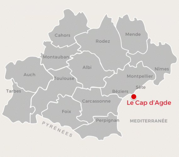 Cartographie Le Cap d'Agde