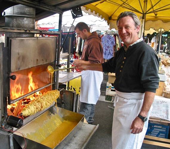 Gâteau à la broche - Marché d'Argelès-Gazost