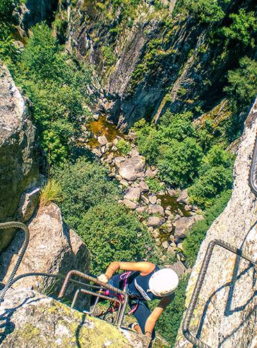 Via ferrata en Aveyron