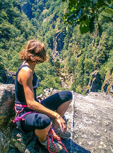 Via ferrata en Aveyron © Tourisme Aveyron / E.Maury