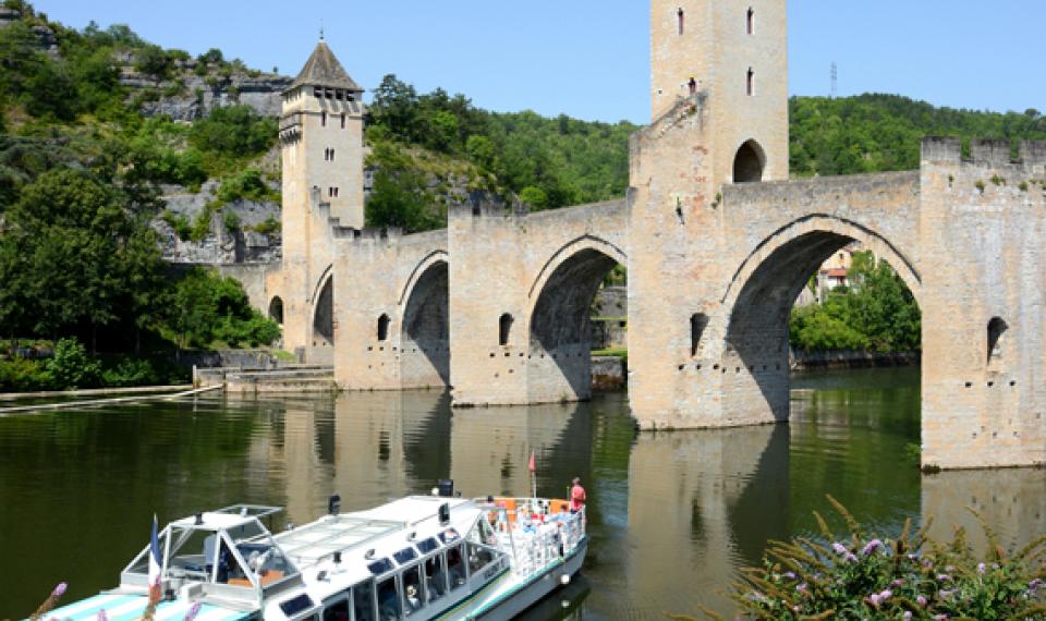 Bateau promenade à Cahors