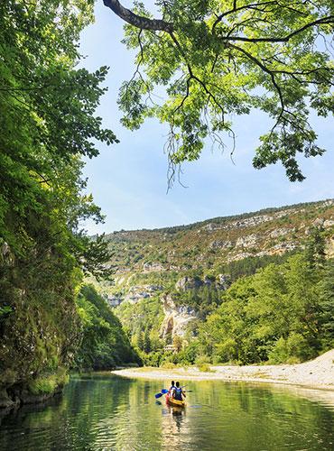 Canoë dans les Gorges du Tarn, Remi Flament Descente en canoë