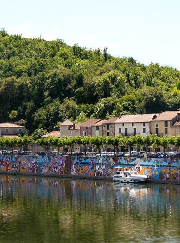 Fresque de Chamizot a? Douelle © Lot Tourisme