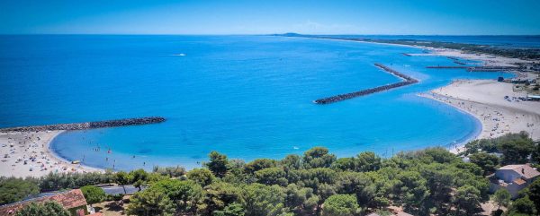 Sète, plage du Lazaret