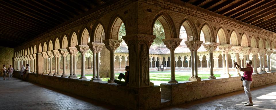 Cloître de l'abbaye de Moissac © P.Thébault / CRTL Occitanie