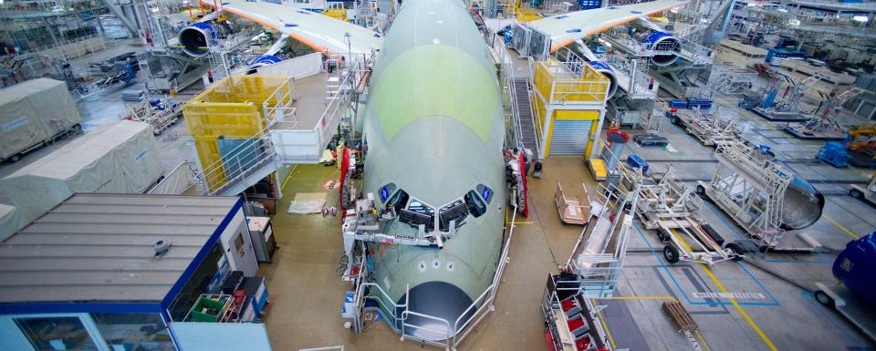 Visite d'Airbus à Toulouse