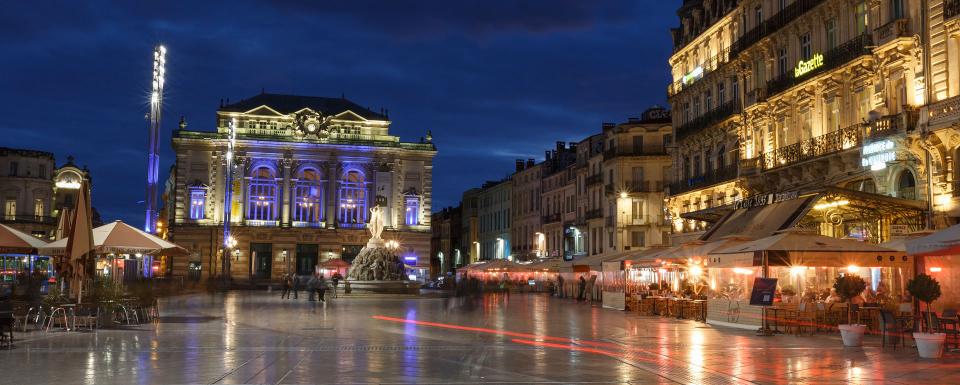 Place de la Comedie à Montpellier