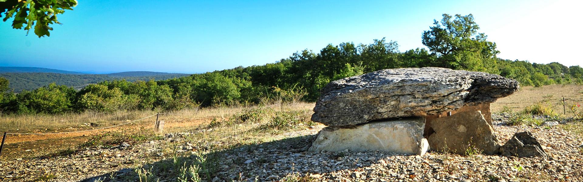 Dolmen de Pech Laglaire à Gréalou