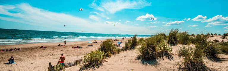 La plage de Carnon © C.Ruiz / Office de Tourisme Montpellier