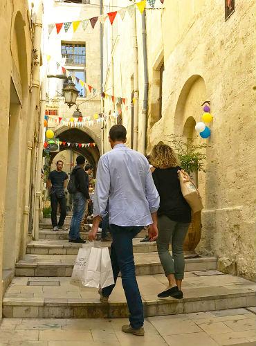 ruelles dans le centre historique
