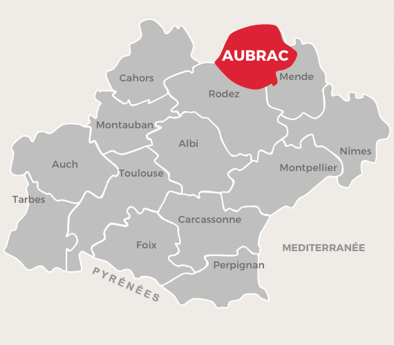 Aubrac, carto