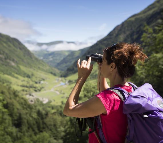 Vue sur la vallée