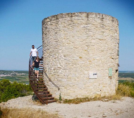 Au sommet du roc de Gachone