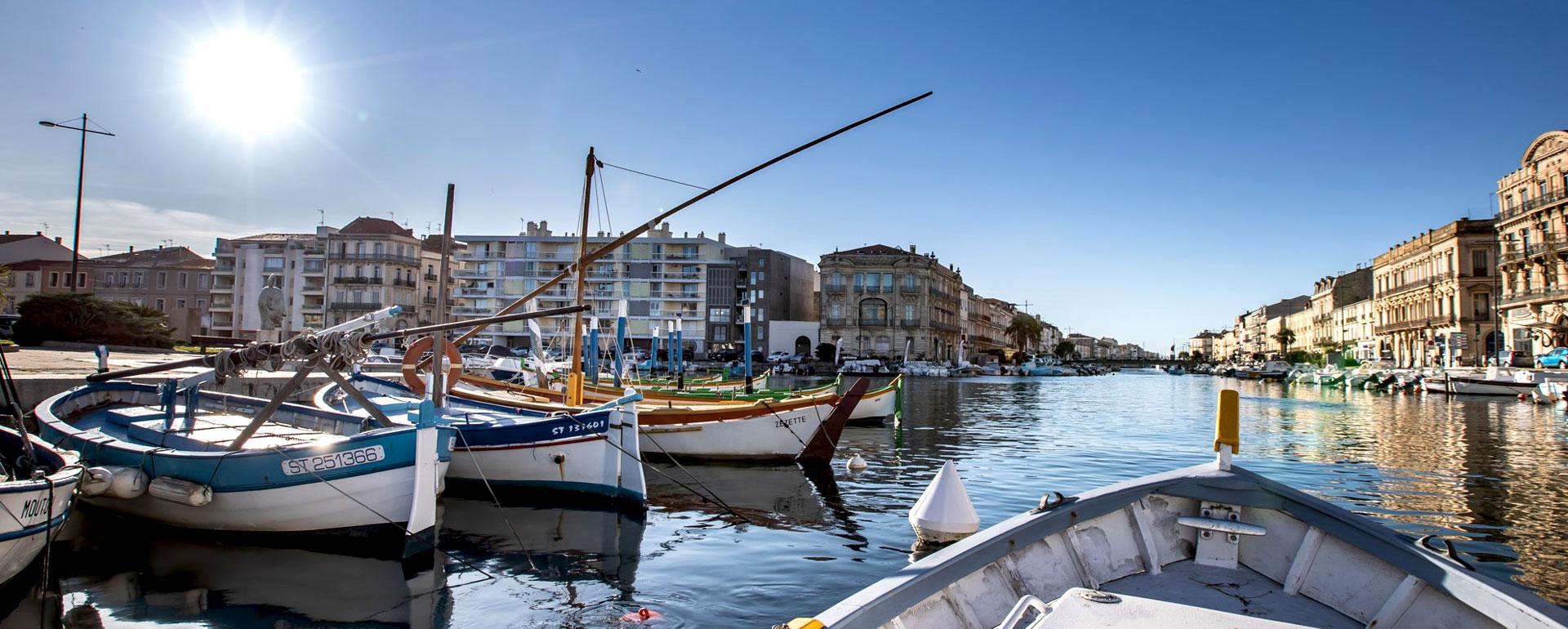 Les canaux de Sète © Olivier Octobre - Office de Tourisme de Sète