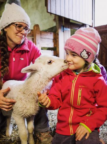 Visite a? la ferme dans les Hautes-Pyrénées