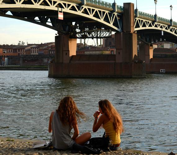 Les quais de Garonne à Toulouse