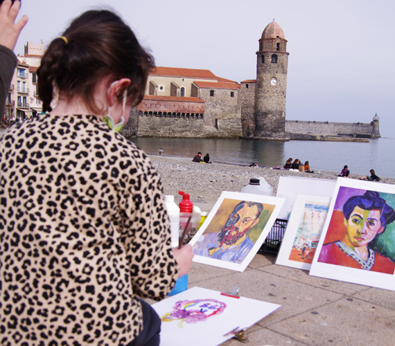 Atelier de peinture - Collioure - Pyrénées-Orientales