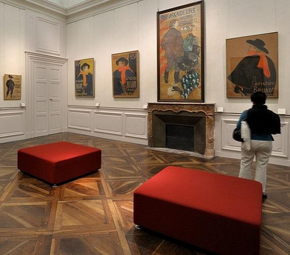 Salle des affiches au musée Toulouse-Lautrec d'Albi © François Pons / Musée Toulouse Lautrec