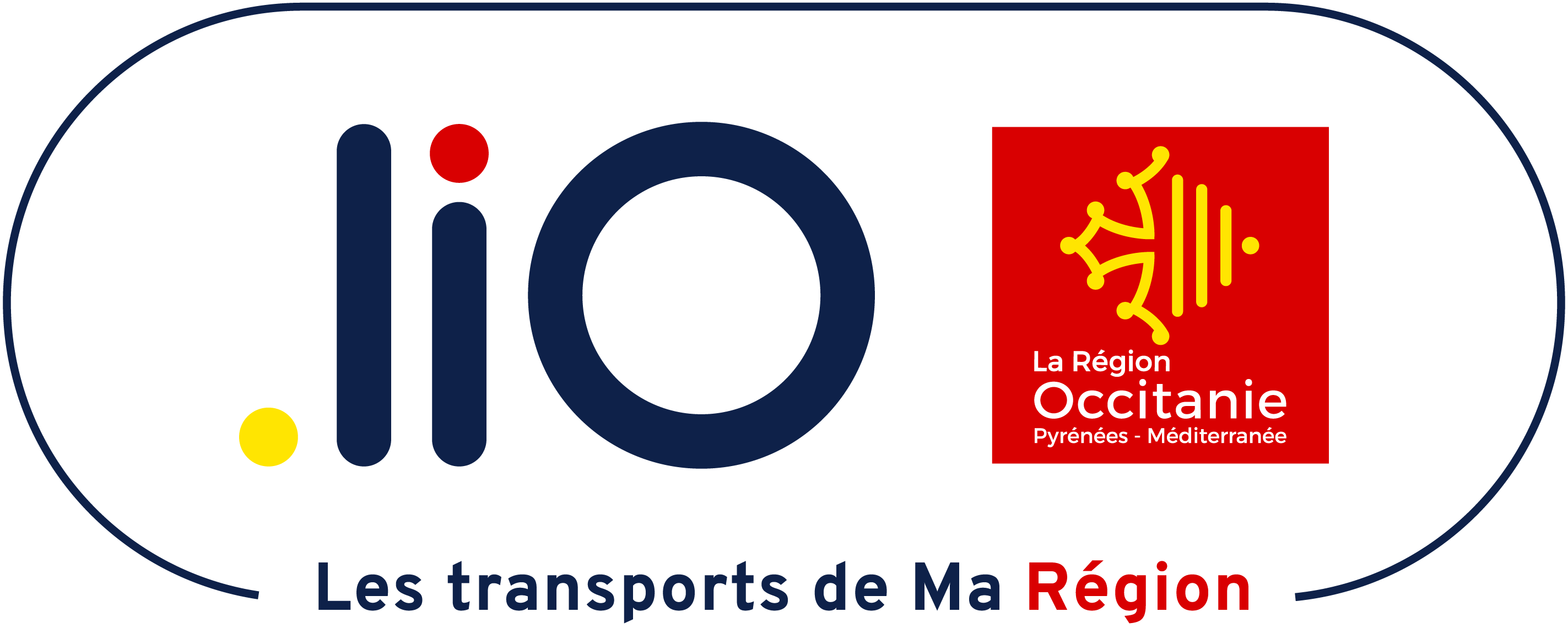 Bloc marque liO Train - Région Occitanie