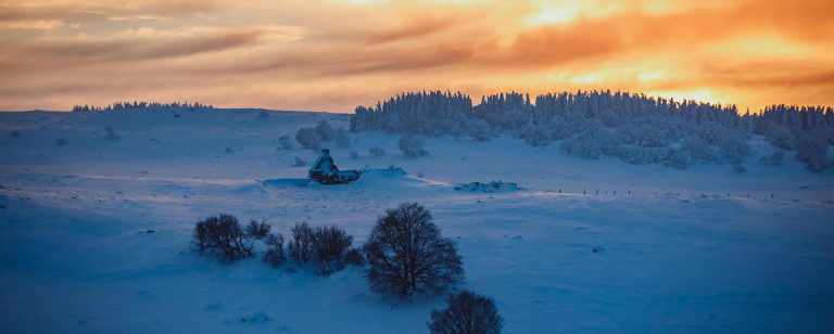 L'Aubrac en hiver © Valentin Pacaut / The Explorers