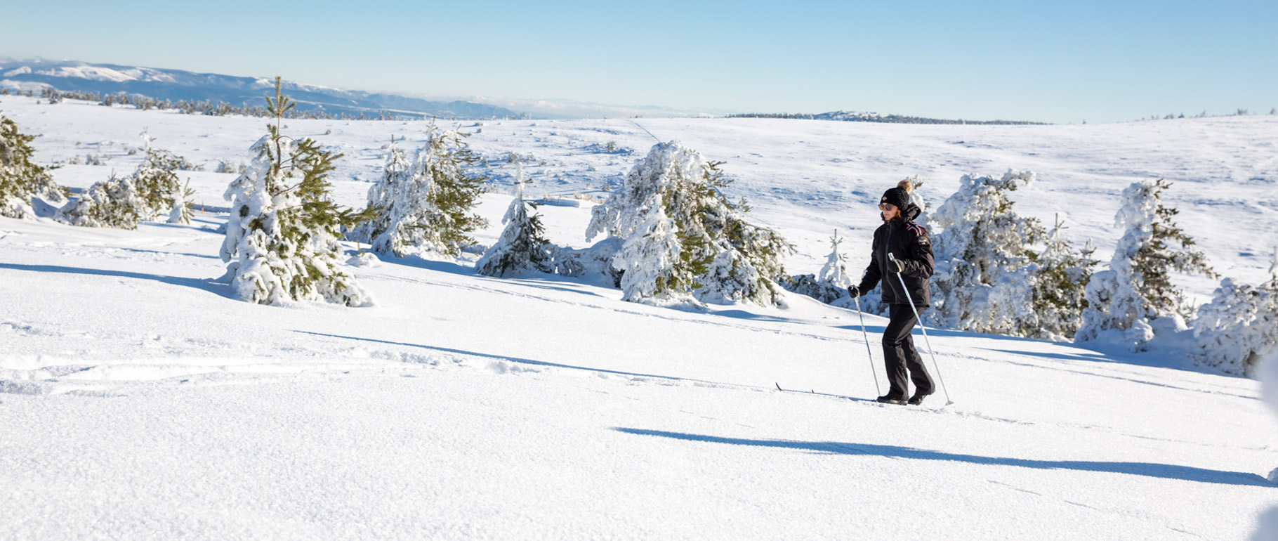 Ski de randonnée en Aubrac