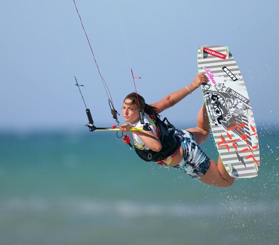 Kite surf sur l'étang de Thau