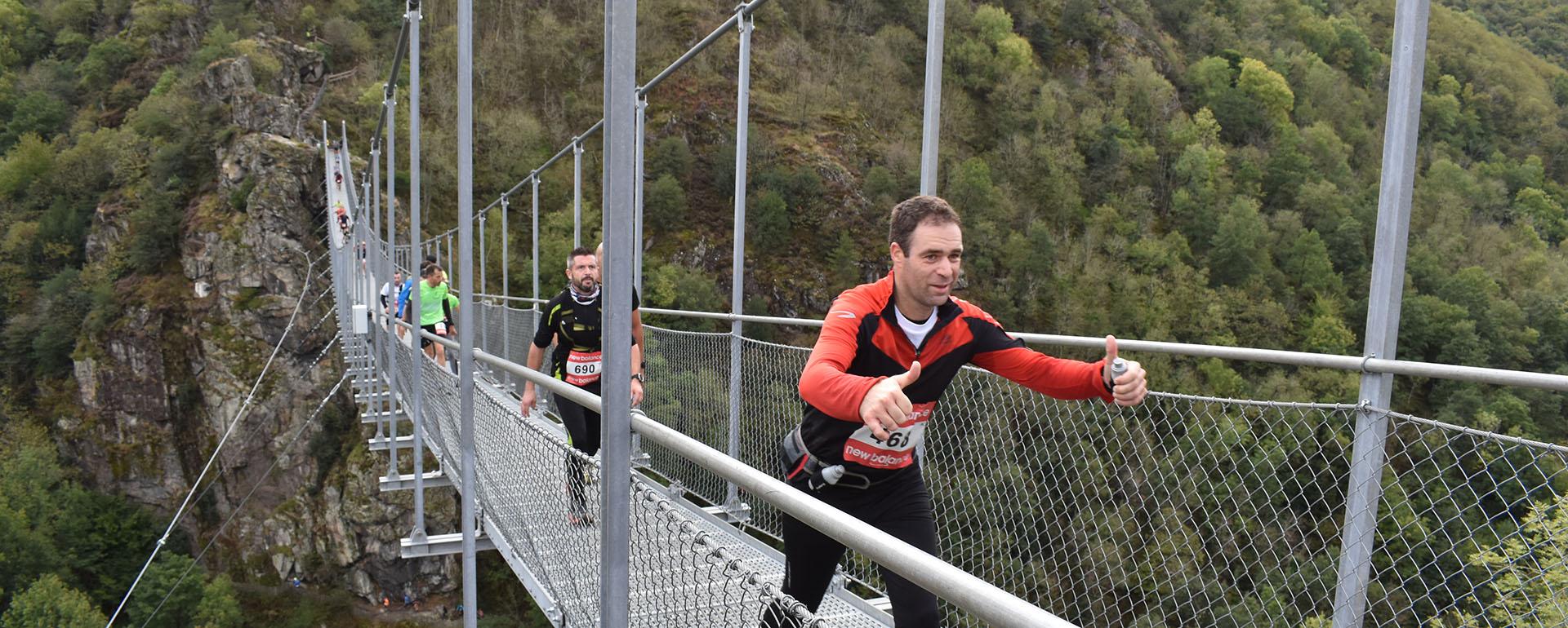 Trail de la Passerelle en Occitanie © Mairies de Mazamet et Aussillon