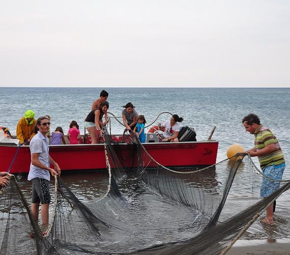 Pêche à la caluche