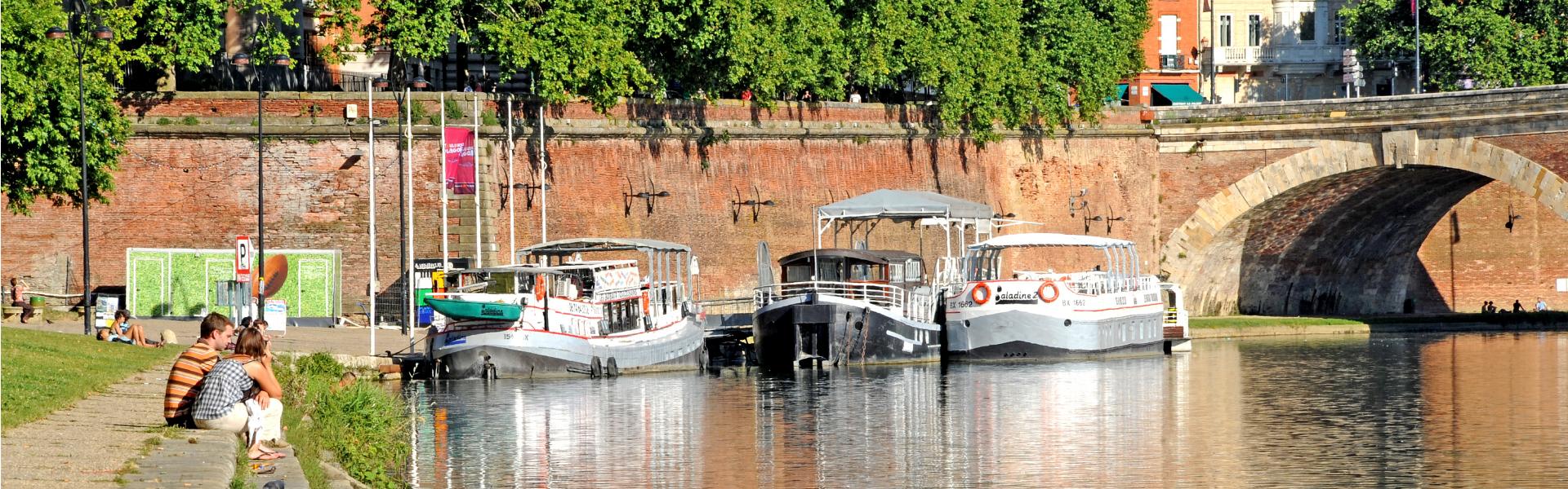Quais de Garonne- bateaux © Patrice THEBAULT / CRTL Occitanie