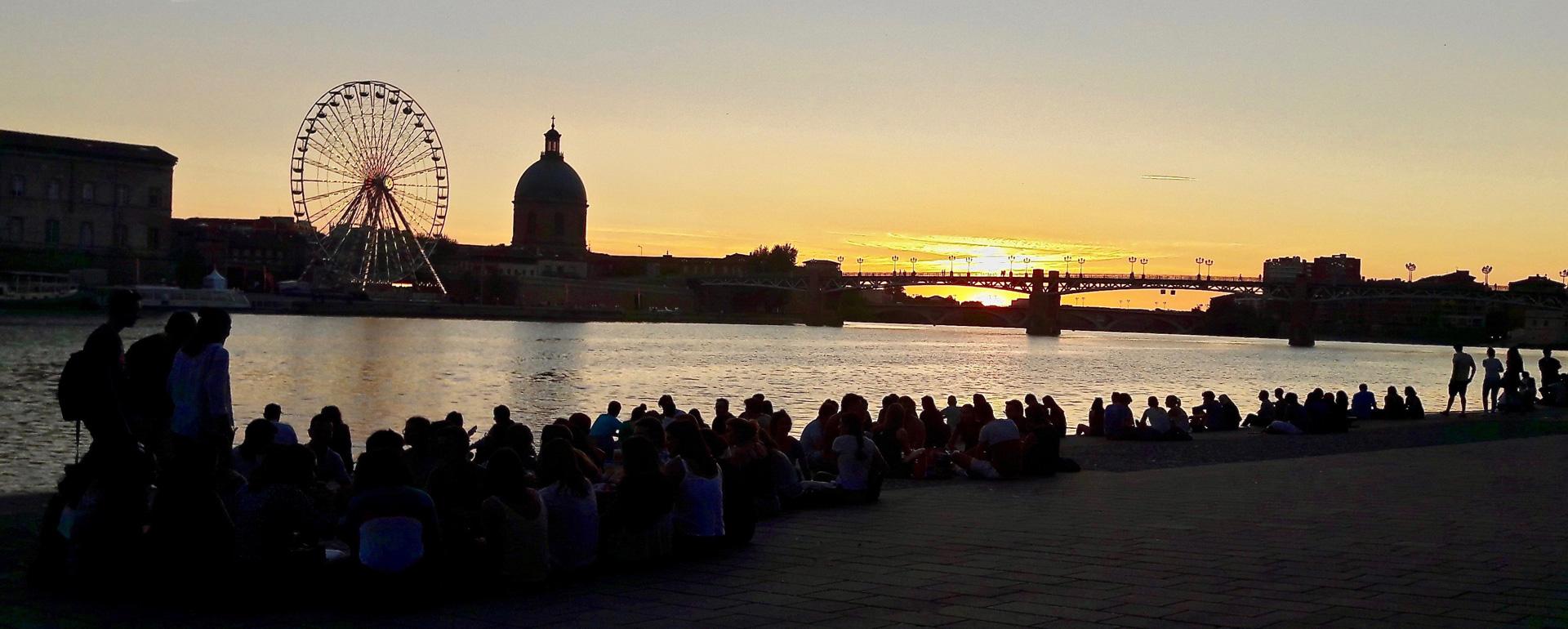 Toulouse, les quais de Garonne