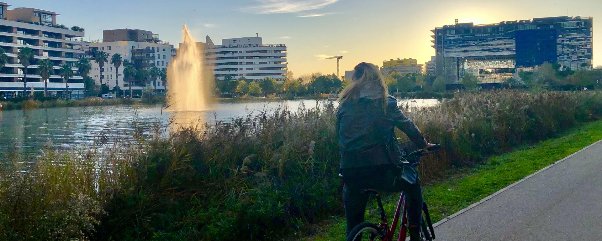 Vélo bassin Jacques Coeur Montpellier