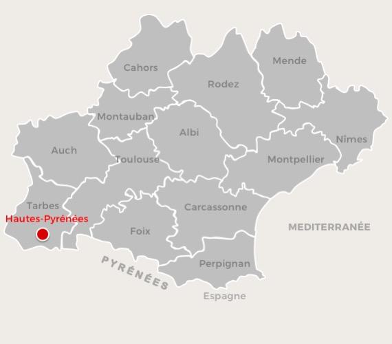 Carte Hautes-Pyrénées