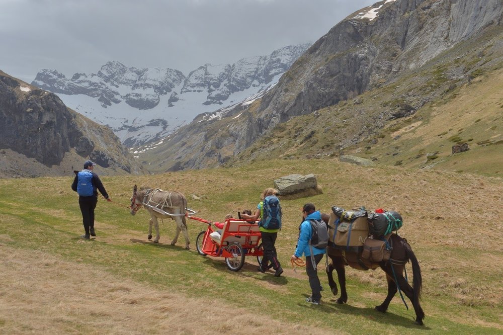 Tourisme et handicap - Randonnée - Hautes-Pyrénées © Chemine avec Aline