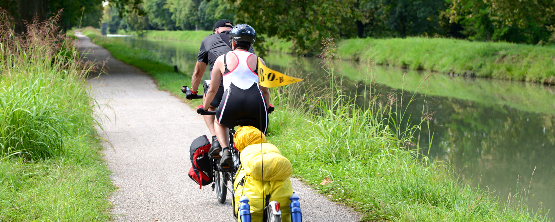 Le Canal des Deux Mers à vélo © P.Thébault / CRTL Occitanie