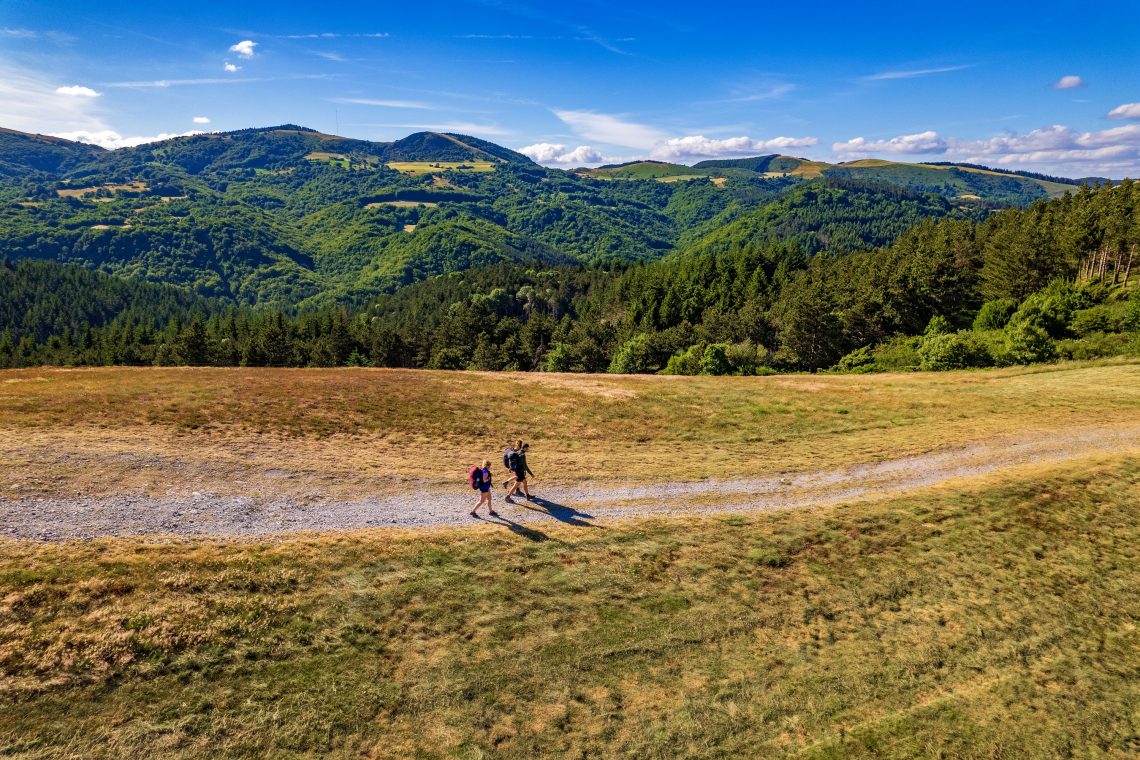 Randonnée sur les Chemins de Saint-Jacques de Compostelle © JJ.Gelbart/AFCC