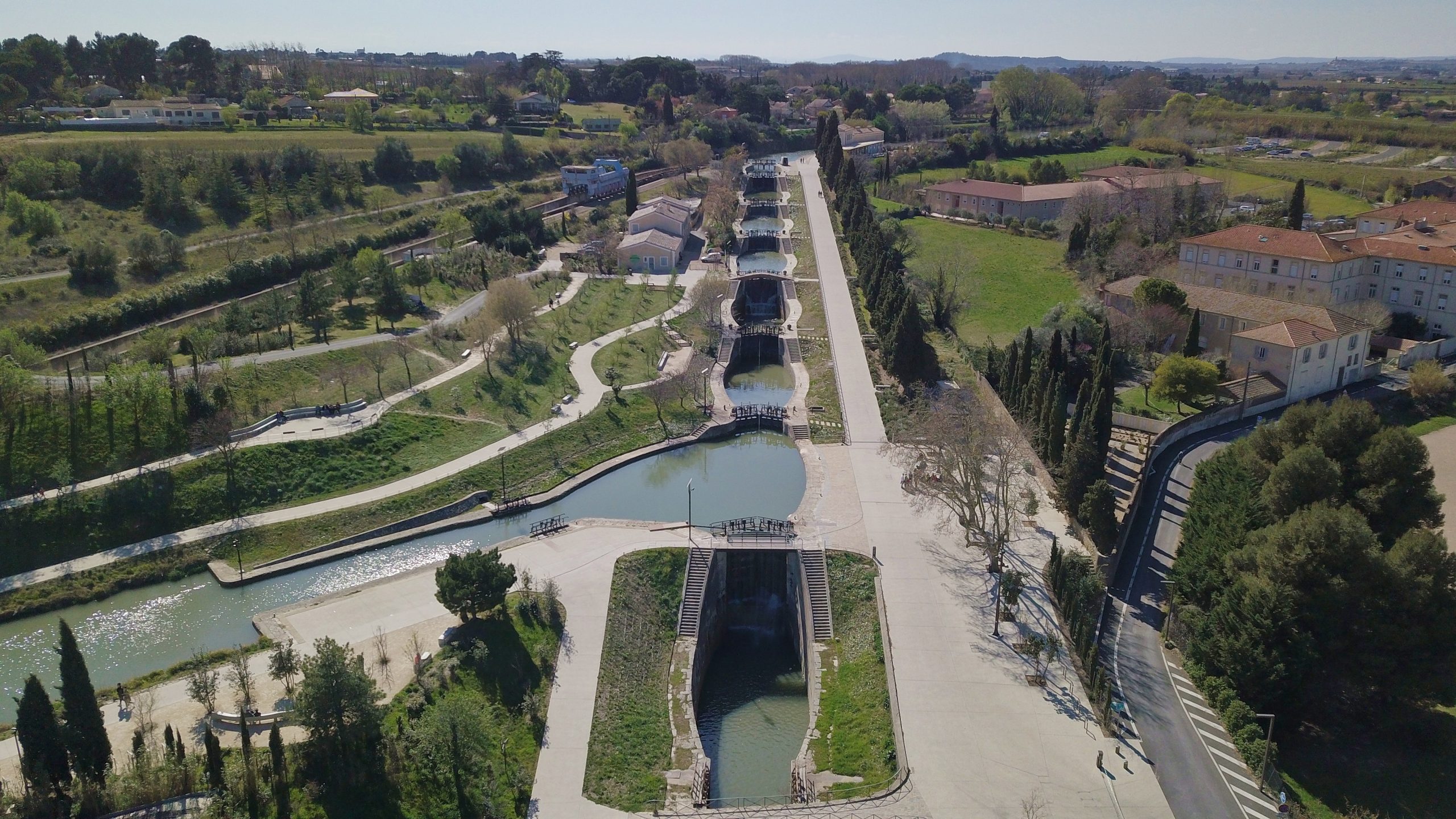 Béziers, Ecluses de Fonséranes © Eric Brendle