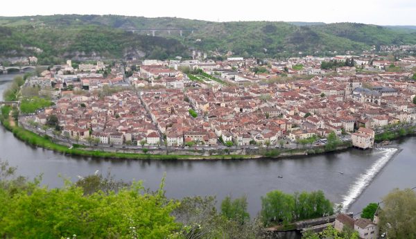 Cahors - Vue depuis le mont St-Cyr © C.Chabanette / CRTL Occitanie
