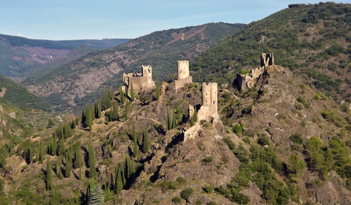 Chateaux de Lastours (Aude) © Elodie Bergeret / OT Montagne Noire
