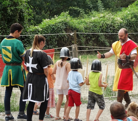 Animation médiévale à Château Chalabre © Château Chalabre