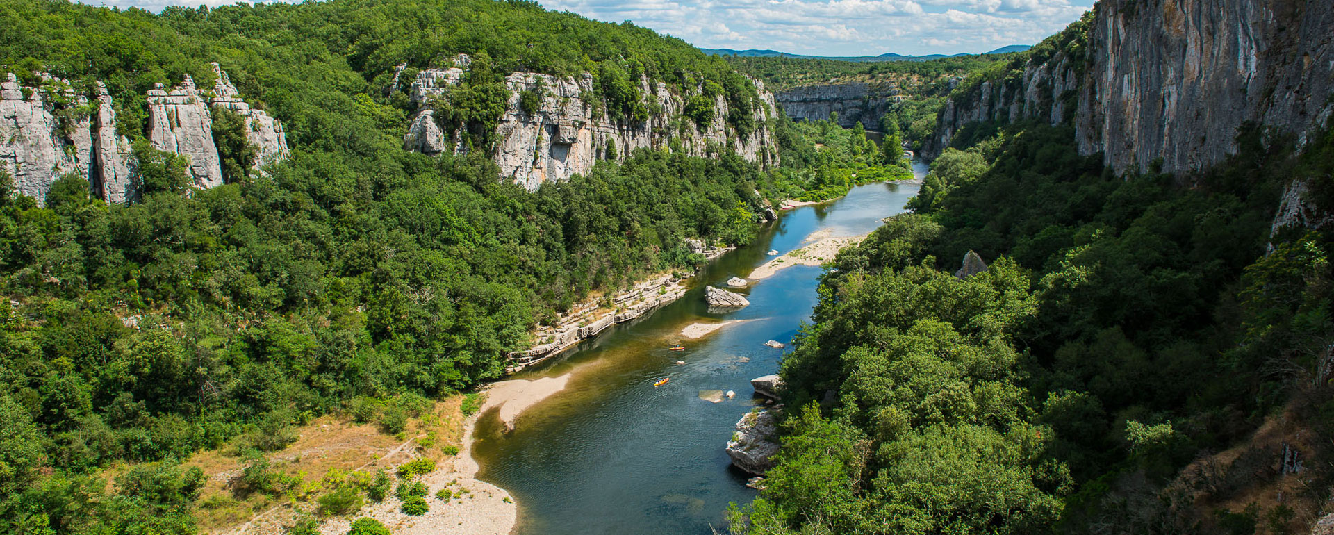 Gorges du Chassezac © Matthieu Dupont / Office de Tourisme Cévennes Ardèche