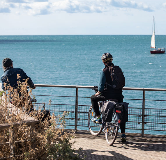 Balade à vélo à Sète, Hérault