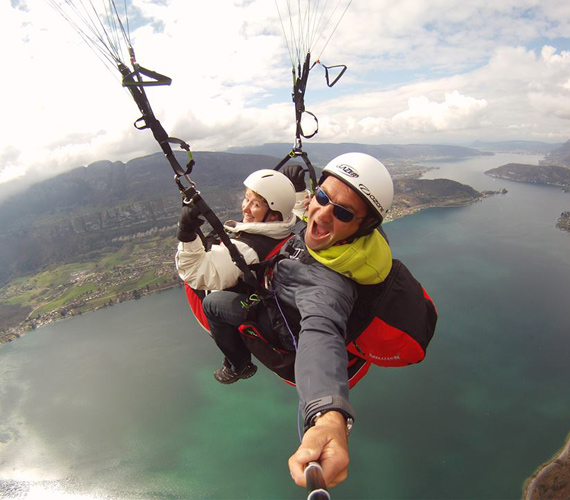 Vol en parapente © Aligers Parapente