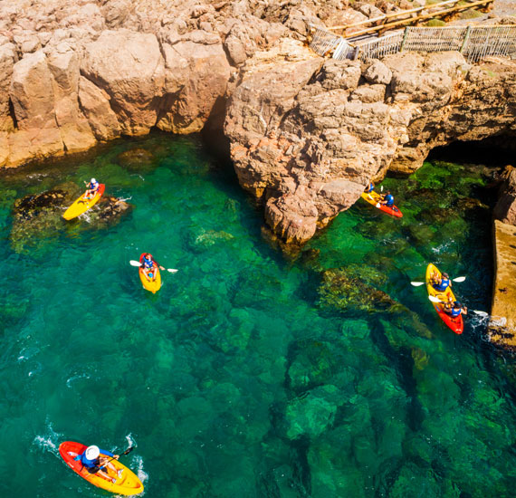 Kayak de mer à Sète © Aspheries / Hervé Leclair