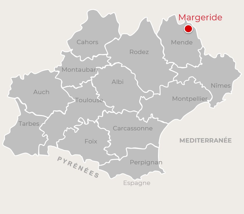 Margeride Carte Margeride