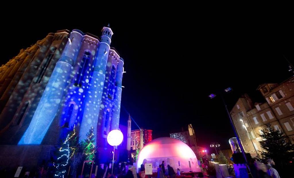 Noël à Albi, mapping video sur la cathédrale © Ville d'Albi