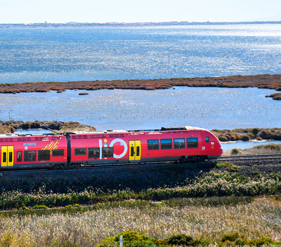 Train liO littoral © Laurent Boutonnet / Région Occitanie