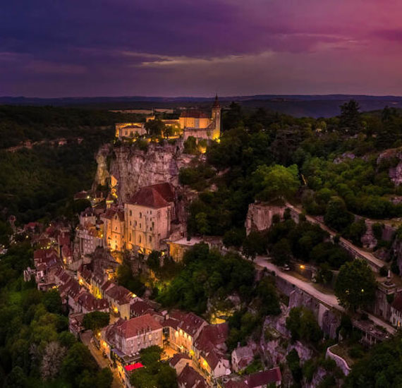Rocamadour, Vallée de la Dordogne