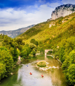 Canoë dans les Gorges du Tarn, Le Rozier