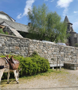 Nasbinals sur le chemin de Saint Jacques de Compostelle
