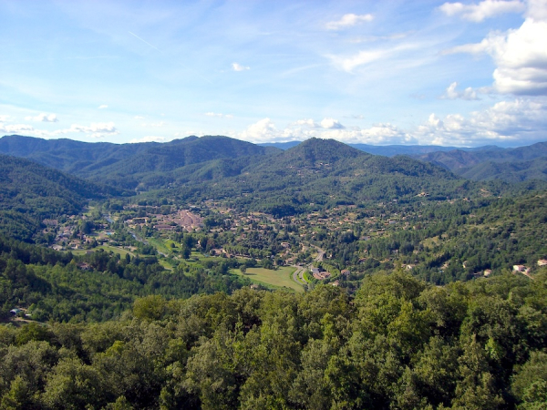 Saint-Jean du Gard, vue de Saint Roman © Binnette